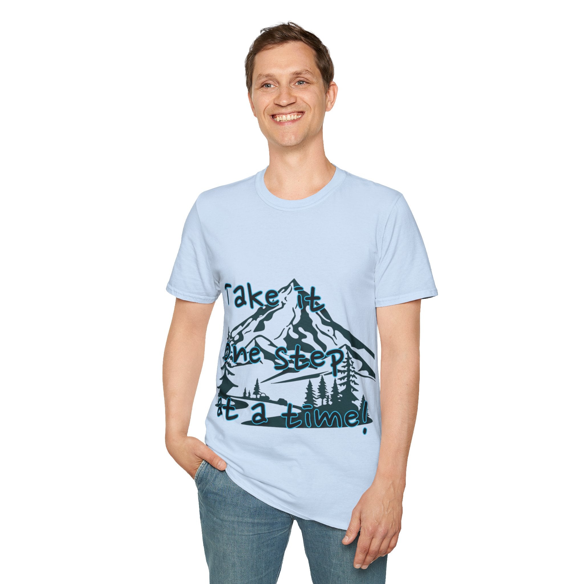 Men's T-Shirt — Take it One Step at a Time
