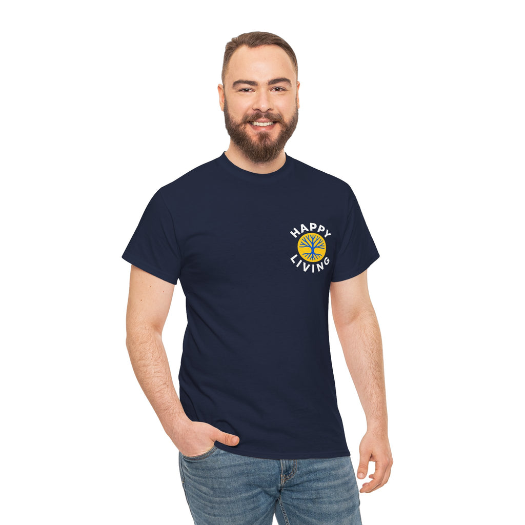 Men's Happy Living Logo Graphic Tee