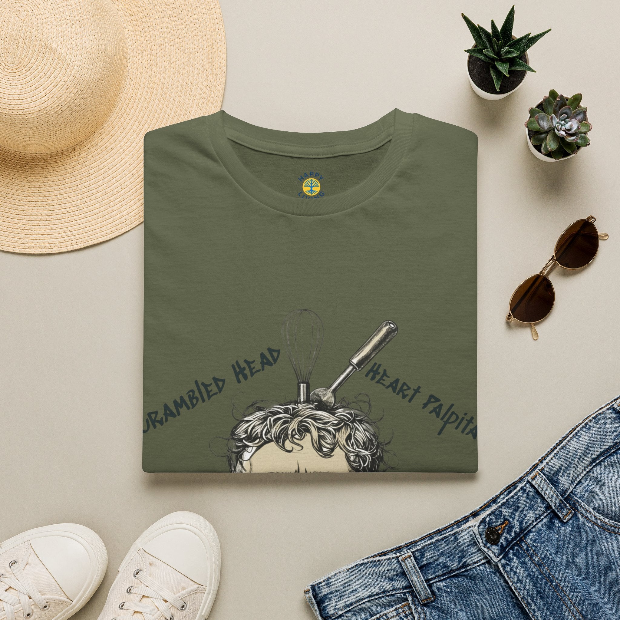 Women's- Anxiety Symptoms Graphic T-Shirt