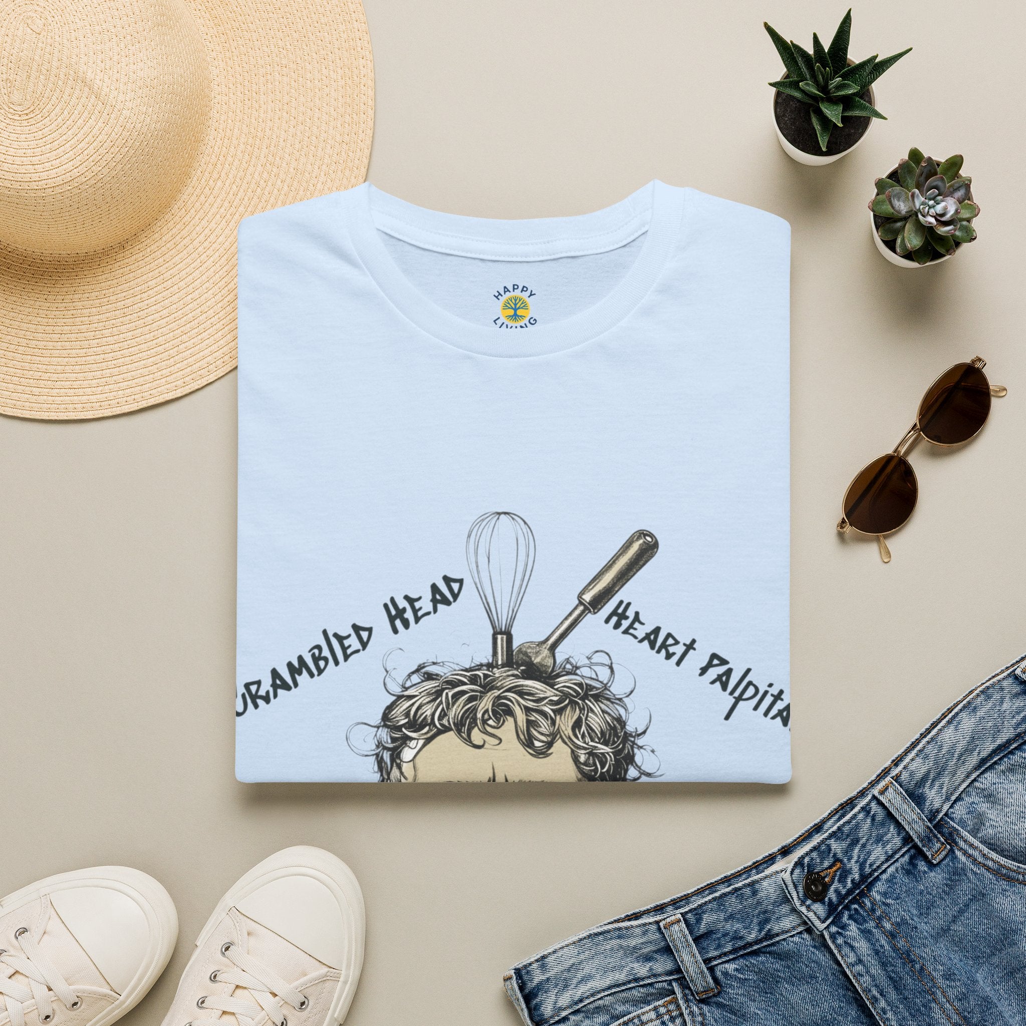 Women's- Anxiety Symptoms Graphic T-Shirt