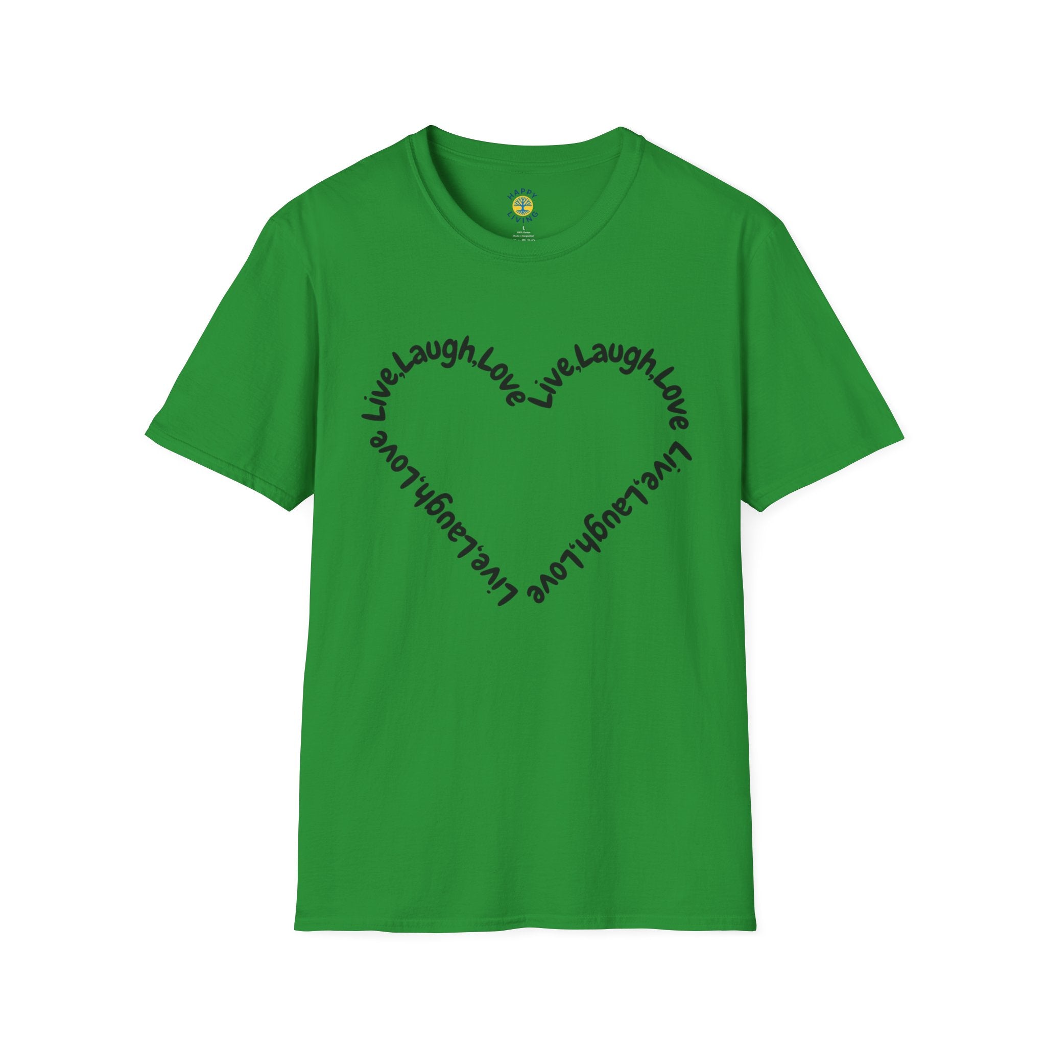 Women - Live Laugh Love Heart T-Shirt