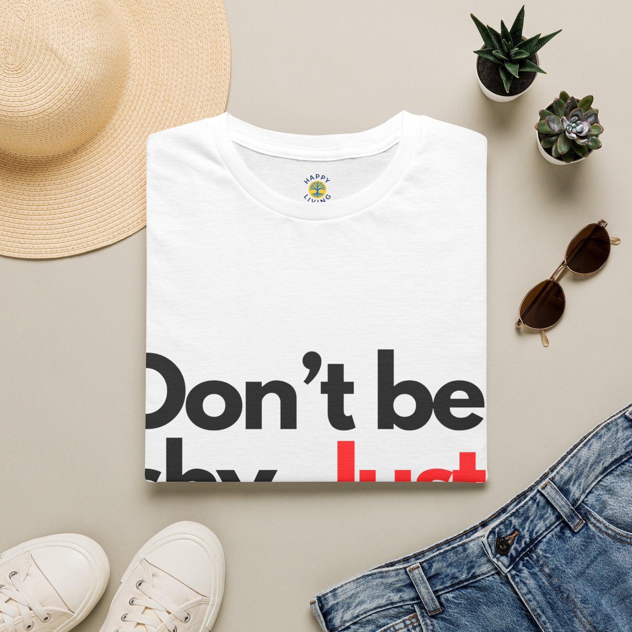 Women Don’t Be Shy, Just Say Hi! T‑Shirt