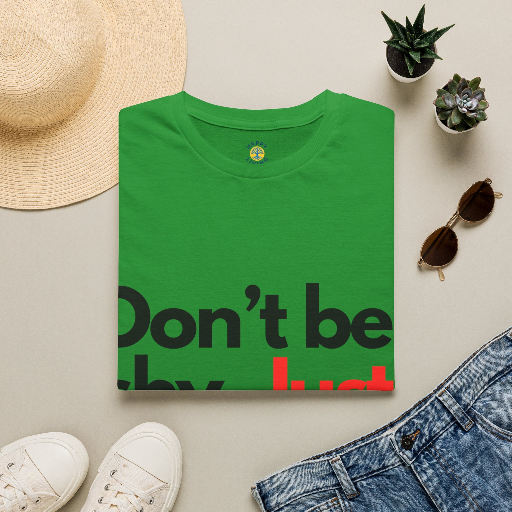 Women Don’t Be Shy, Just Say Hi! T‑Shirt