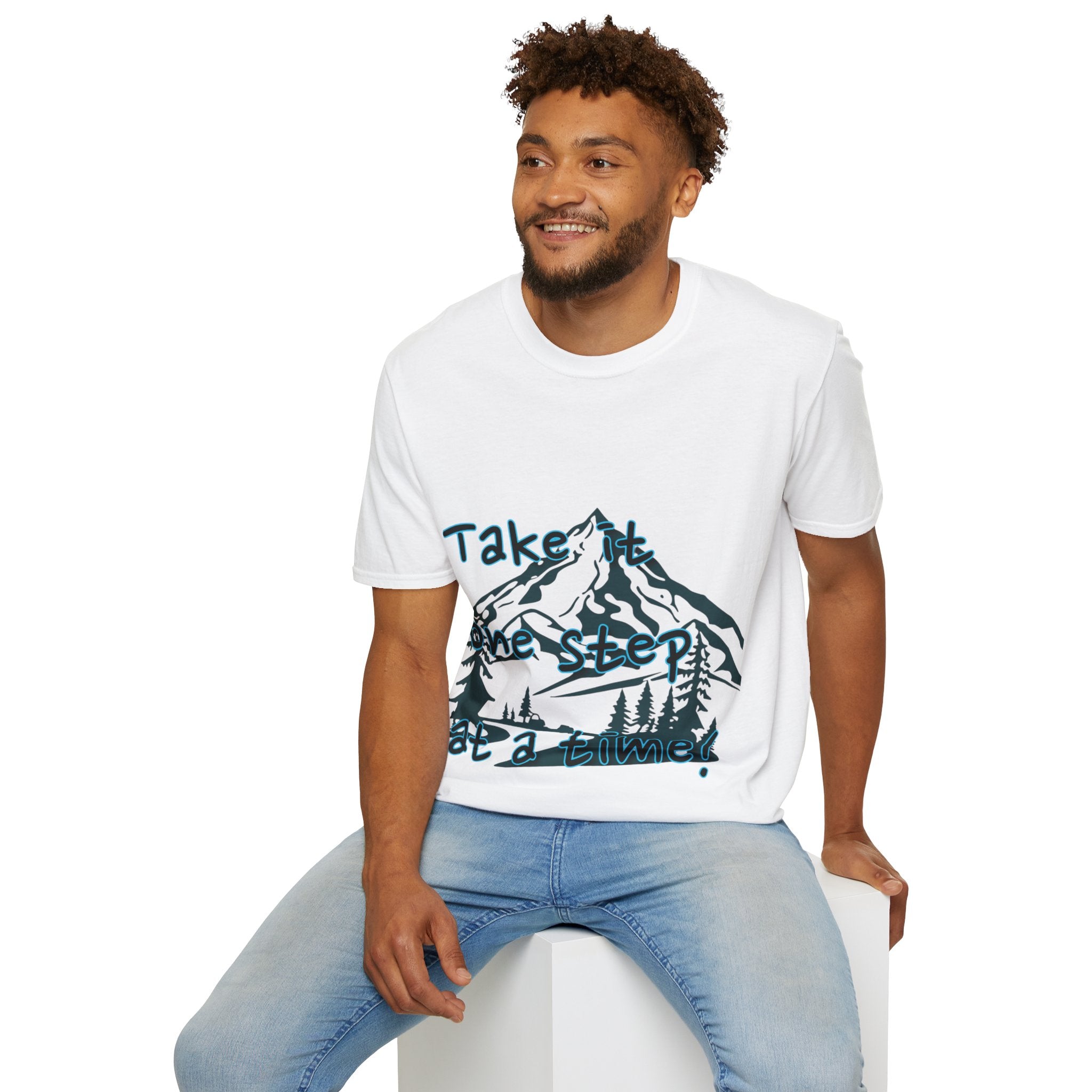 Men's T-Shirt — Take it One Step at a Time