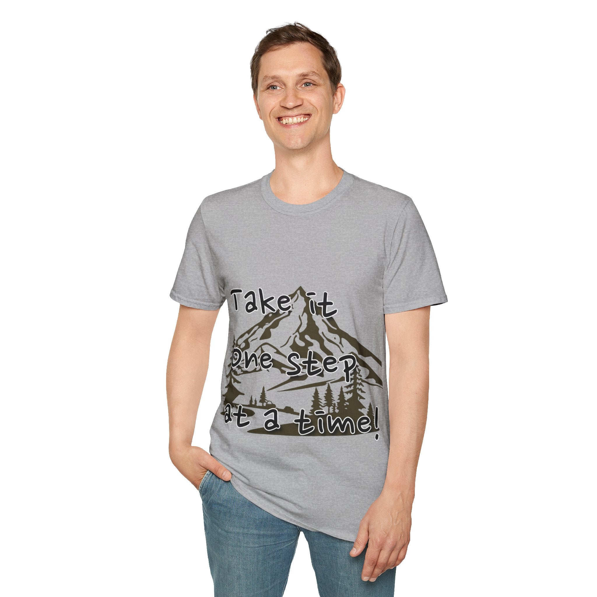 Men - Take It One Step At A Time T-Shirt