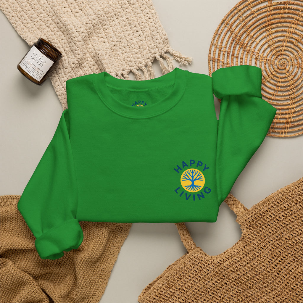 Women's - Happy Living logo on the back sweatshirt