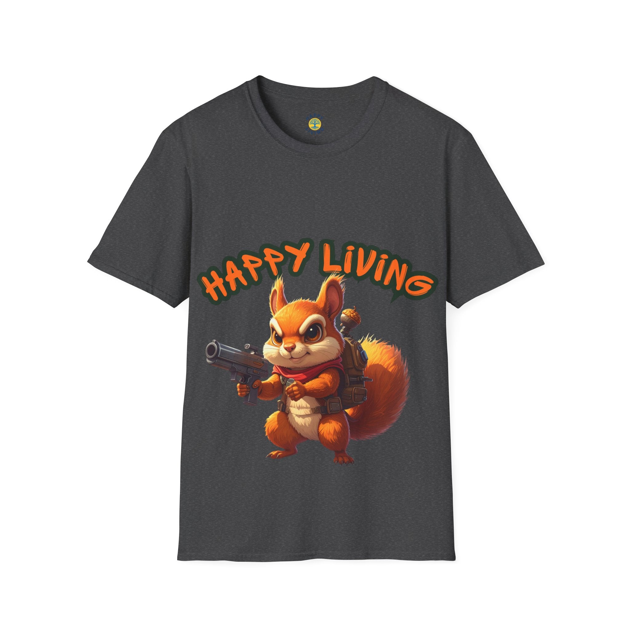 Men's - Happy Living Squirrel T-Shirt