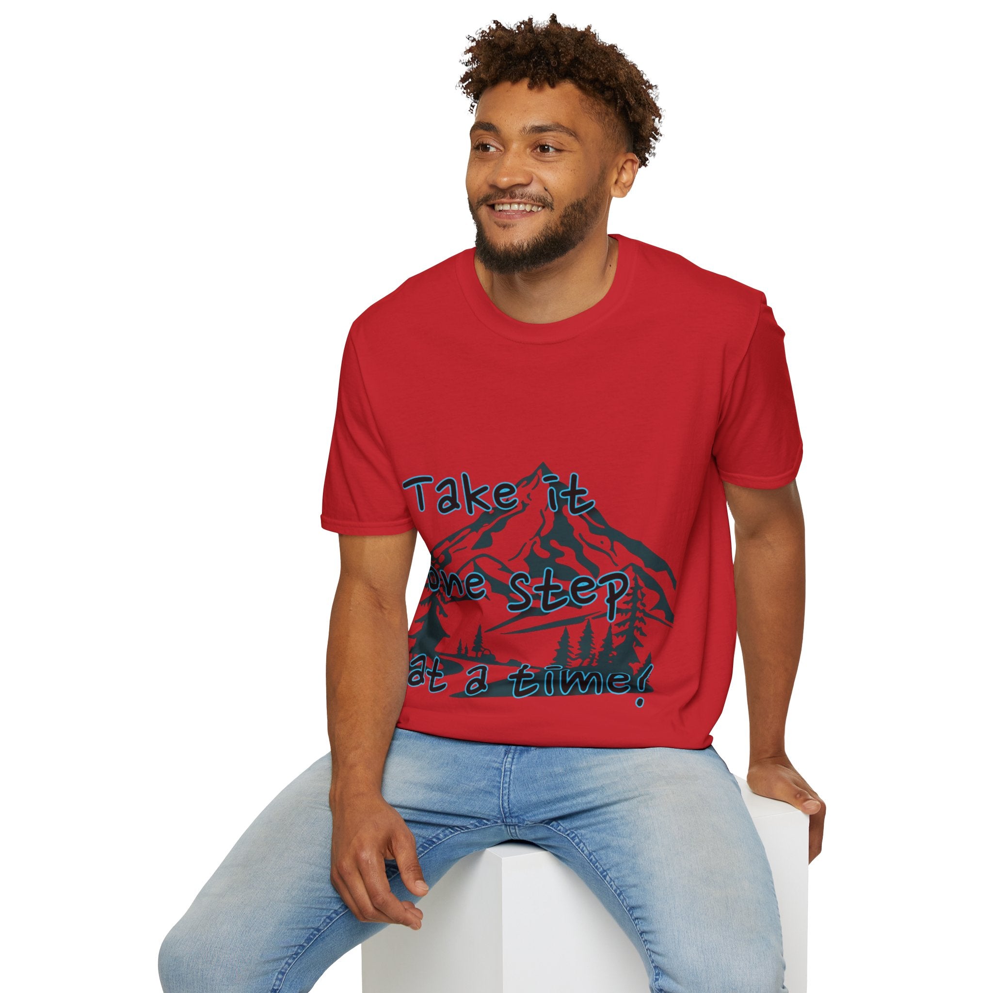 Men's T-Shirt — Take it One Step at a Time