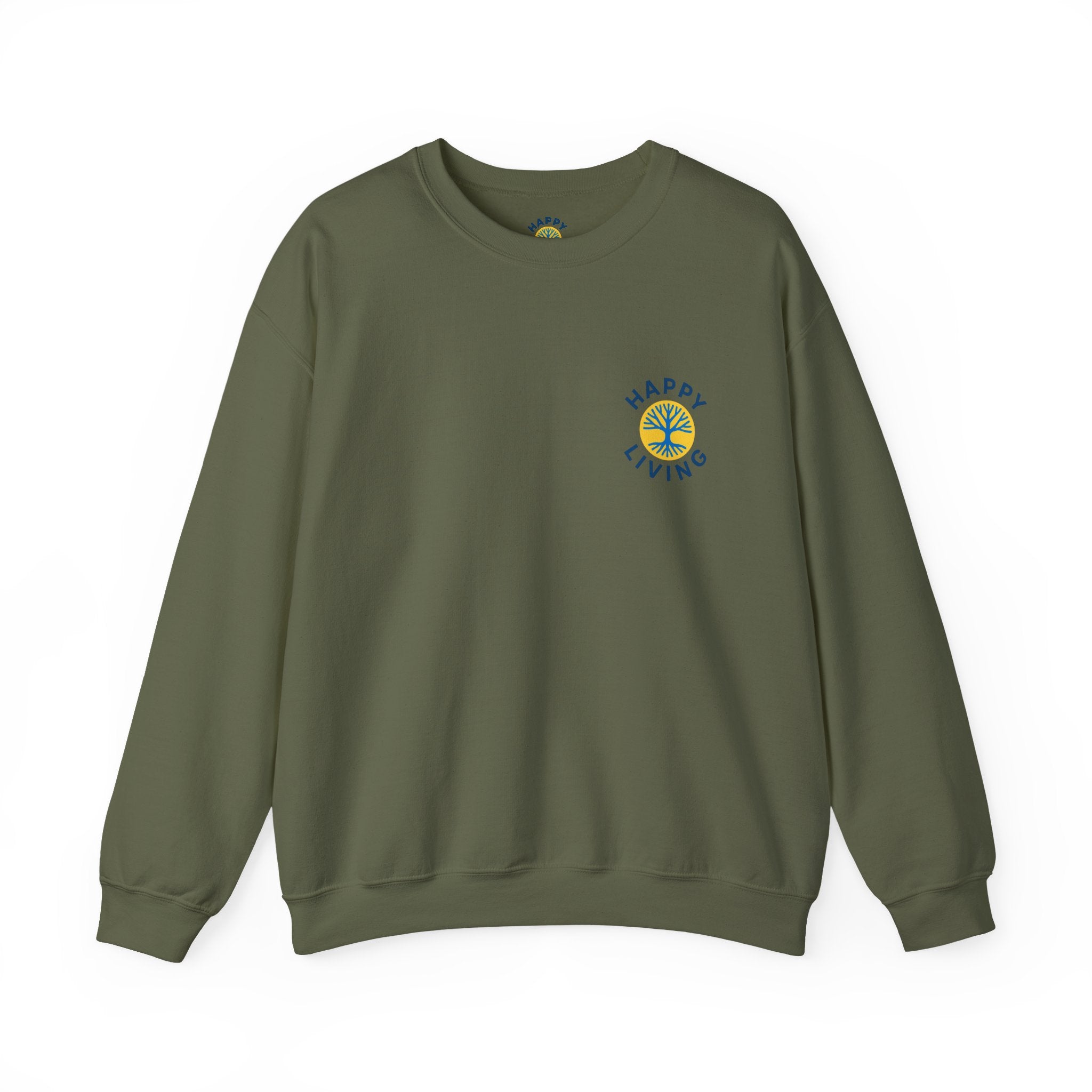 Men's - Happy Living logo on the back sweatshirt