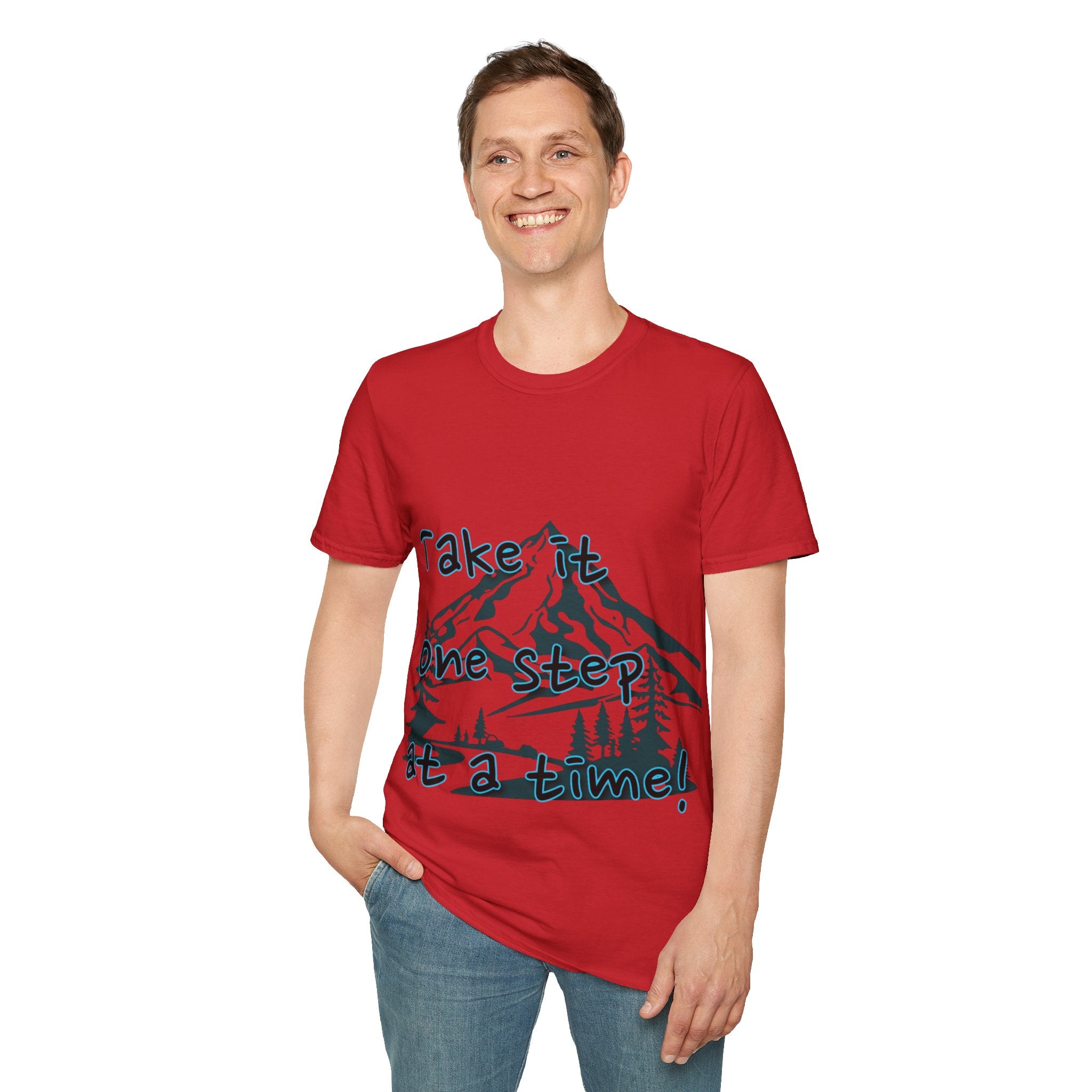 Men's T-Shirt — Take it One Step at a Time