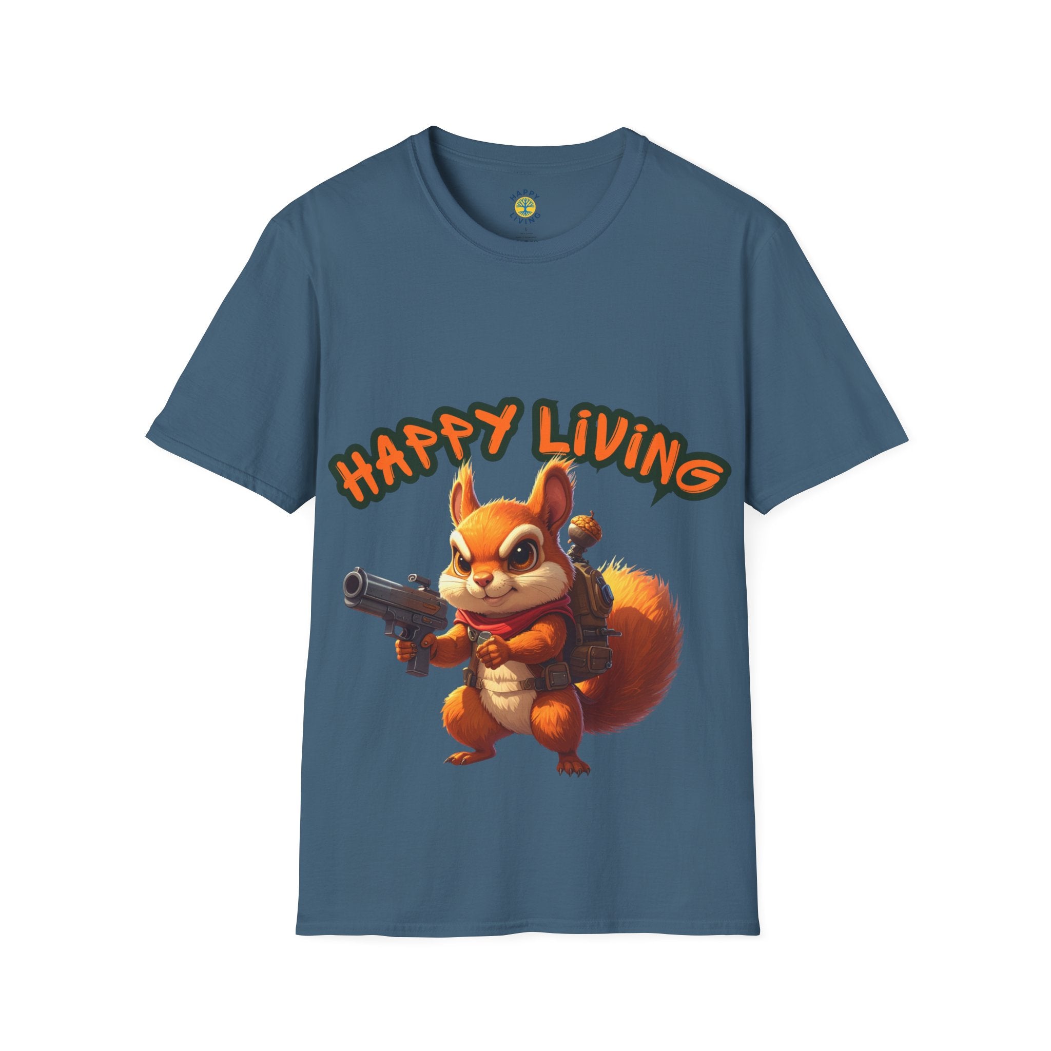 Men's - Happy Living Squirrel T-Shirt