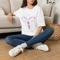 Women t-shirt butterfly Endo awareness