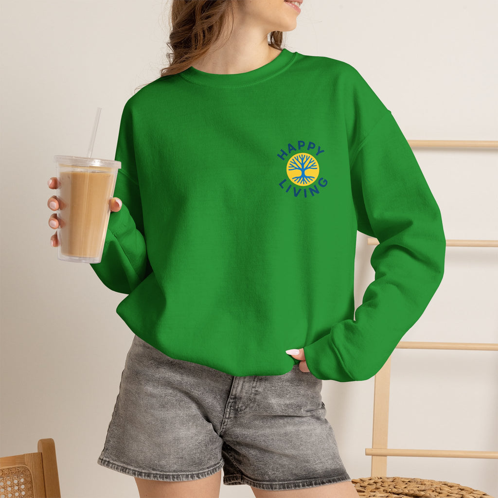Women's - Happy Living logo on the back sweatshirt