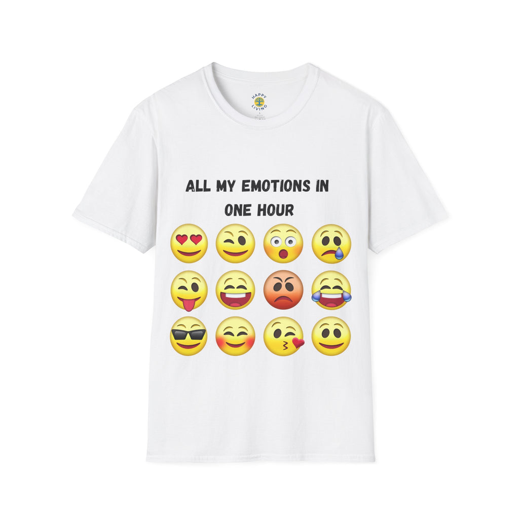 Women T-Shirt — "All My Emotions In One Hour"