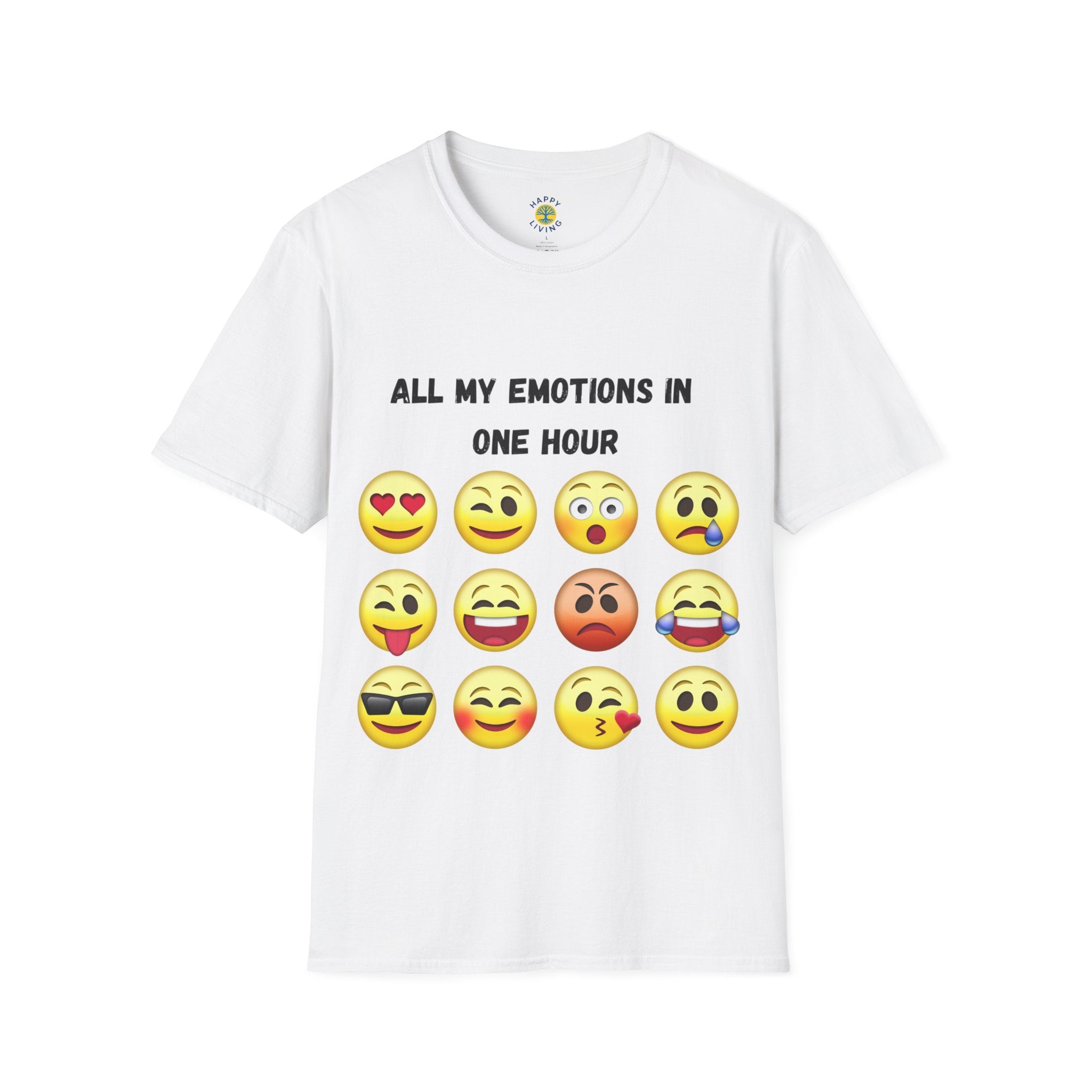 Women T-Shirt — "All My Emotions In One Hour"