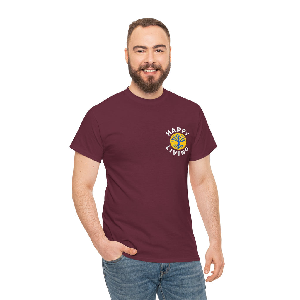 Men's Happy Living Logo Graphic Tee
