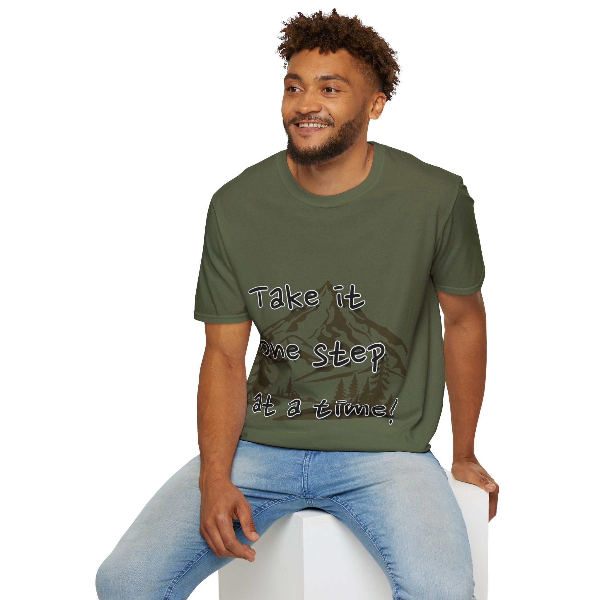 Men - Take It One Step At A Time T-Shirt