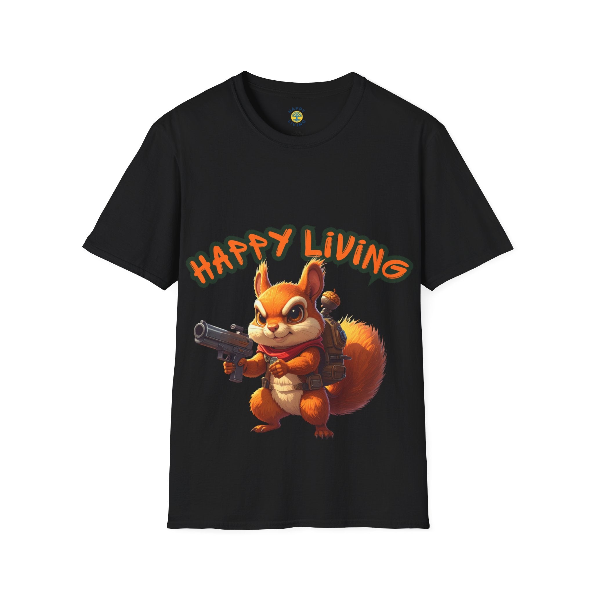 Women - Happy Living Squirrel T-Shirt