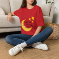 Love You To The Moon T-Shirt — Cute Moon & Rocket Graphic Tee