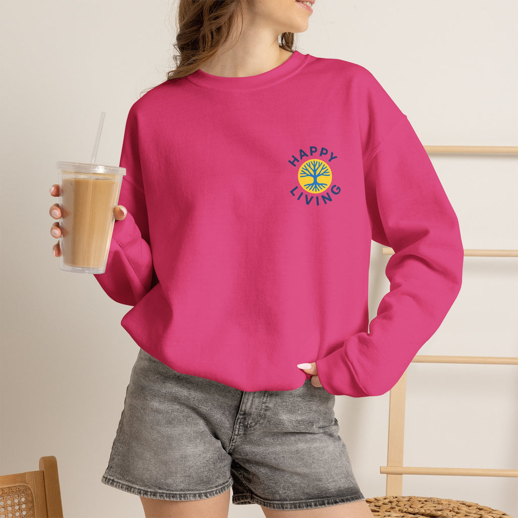 Women's - Happy Living logo on the back sweatshirt