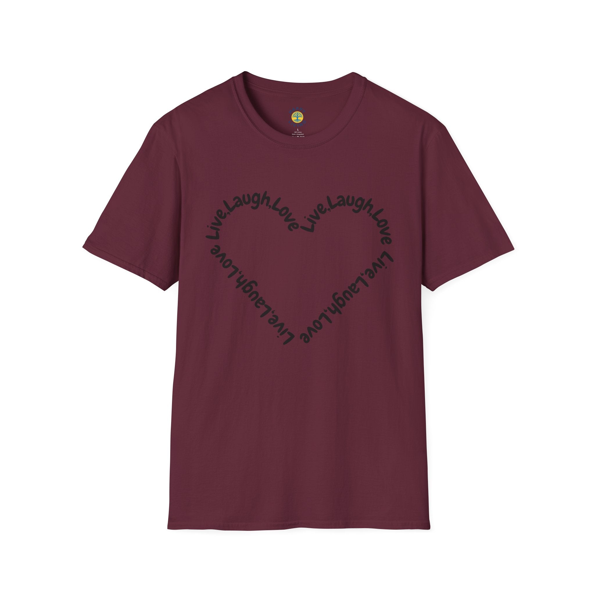 Women - Live Laugh Love Heart T-Shirt
