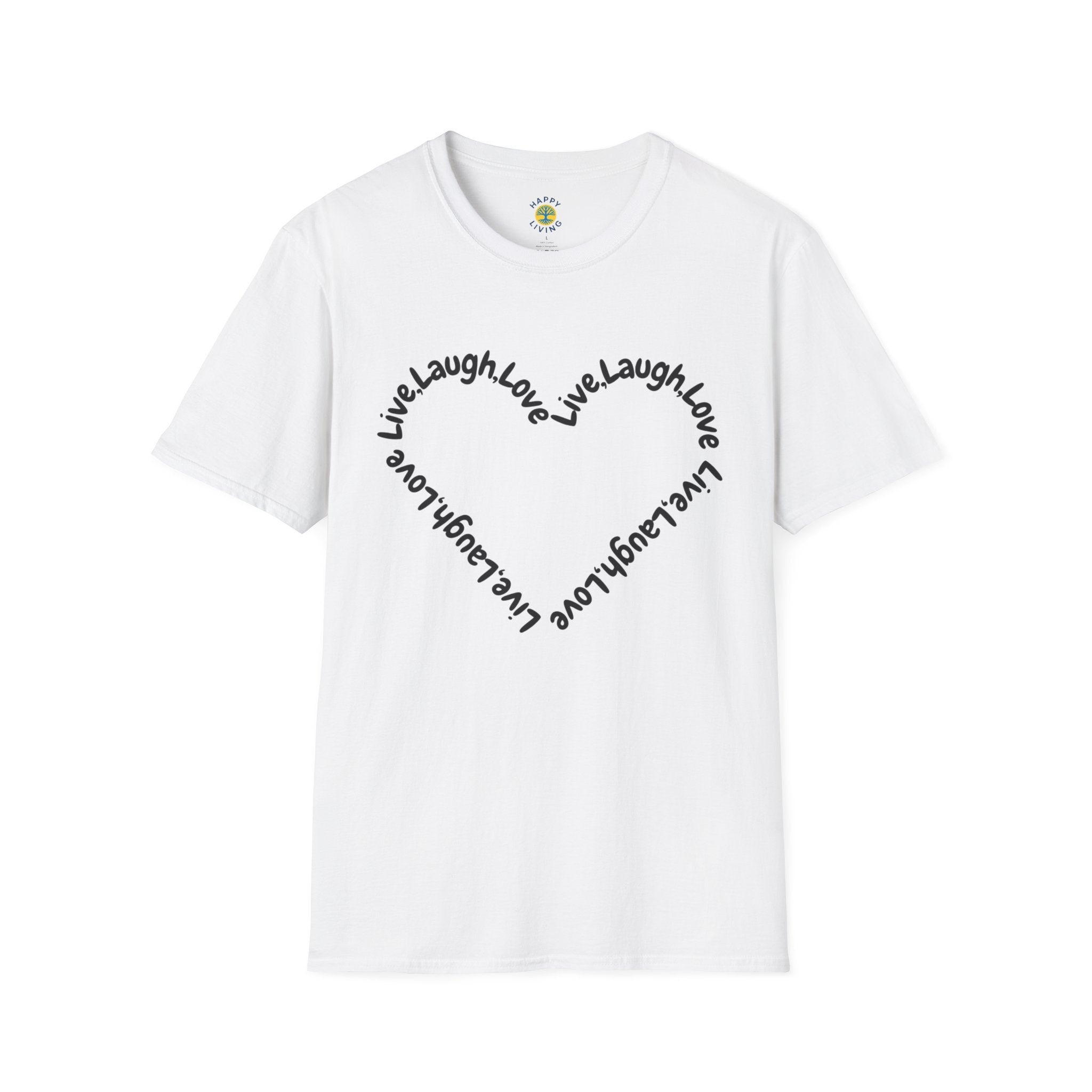 Women - Live Laugh Love Heart T-Shirt