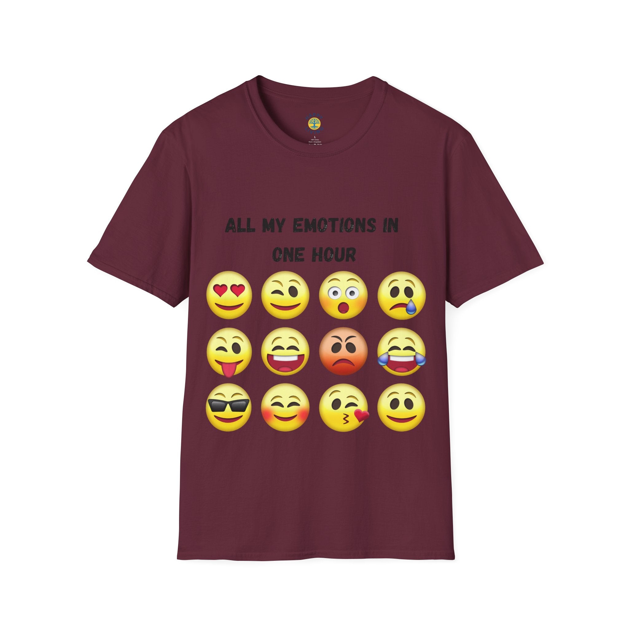 Women T-Shirt — "All My Emotions In One Hour"
