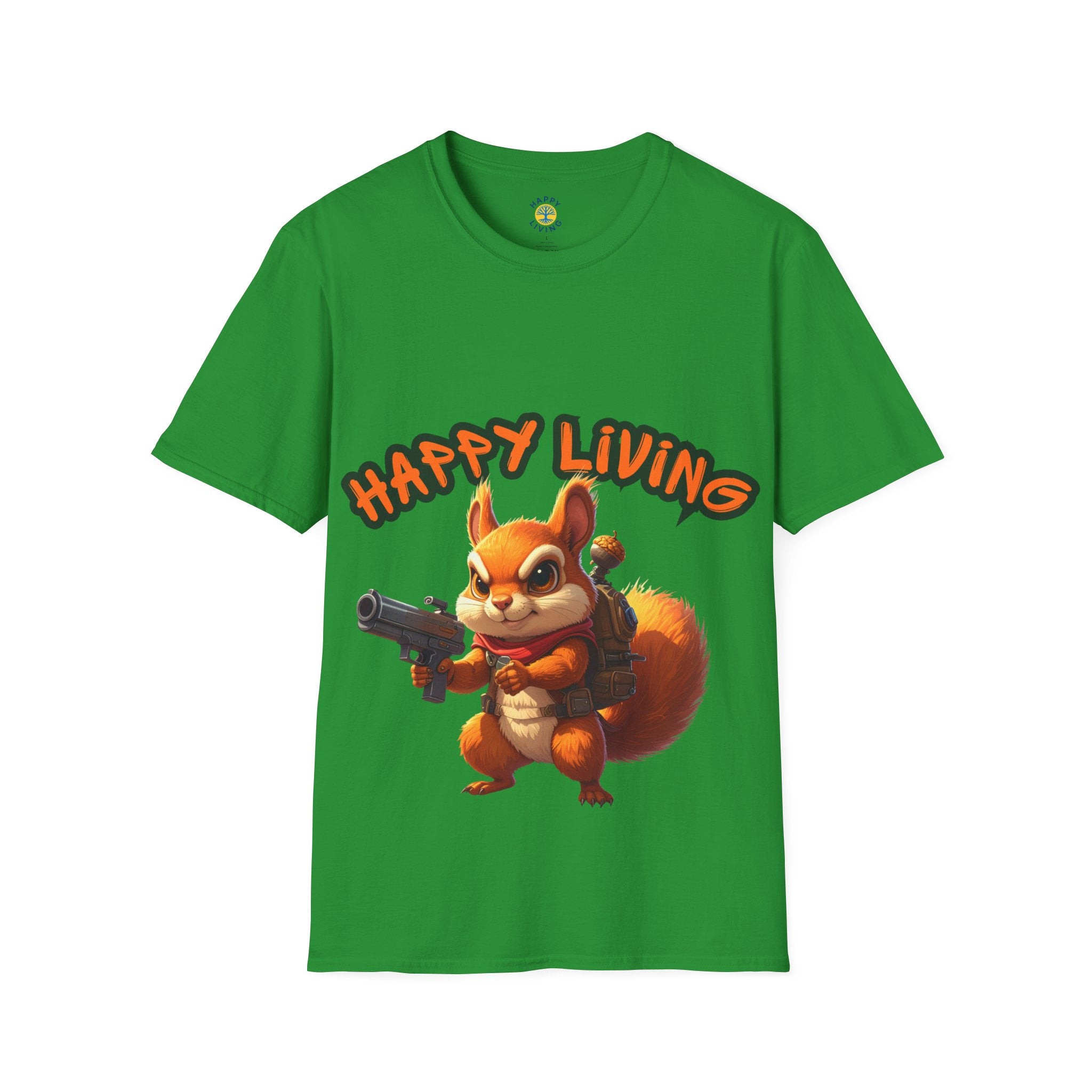 Women - Happy Living Squirrel T-Shirt