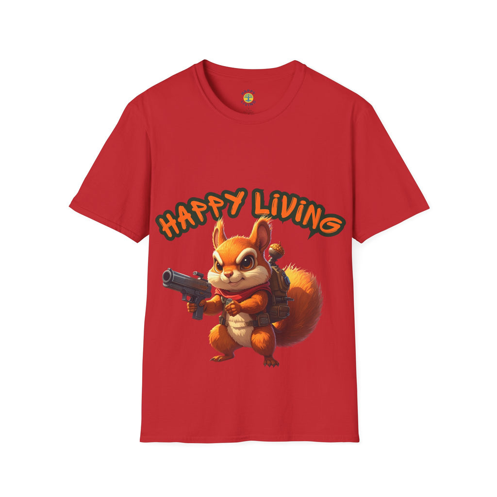 Men's - Happy Living Squirrel T-Shirt