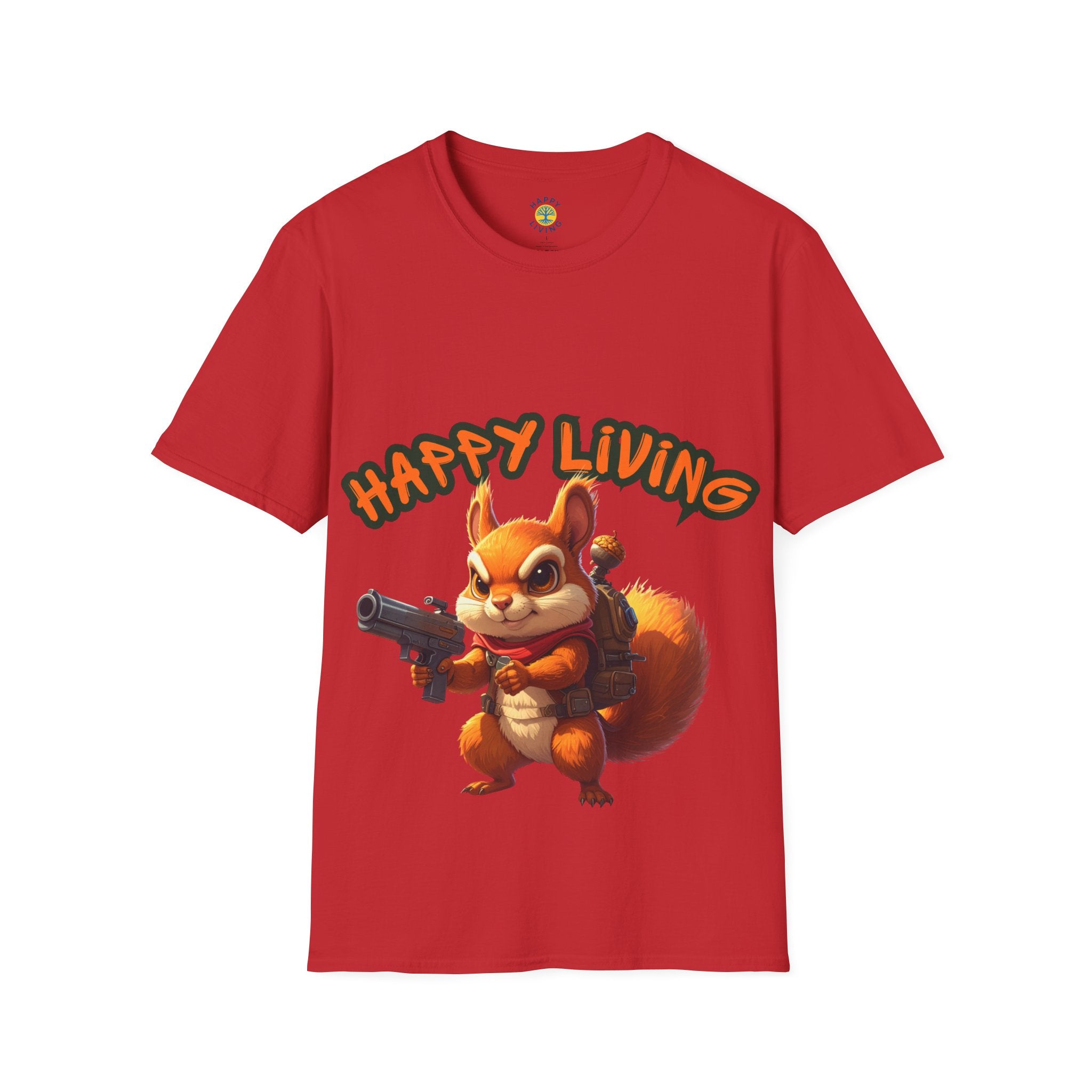 Men's - Happy Living Squirrel T-Shirt