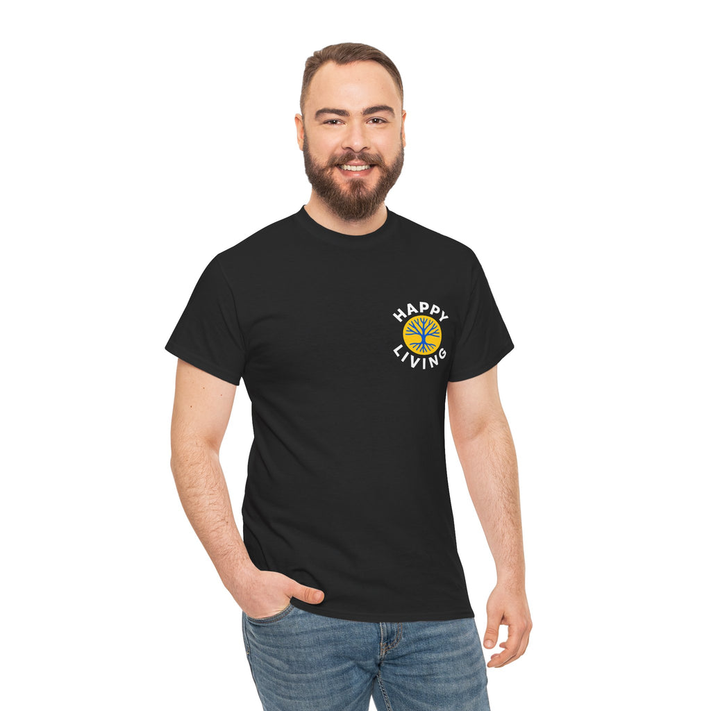 Men's Happy Living Logo Graphic Tee