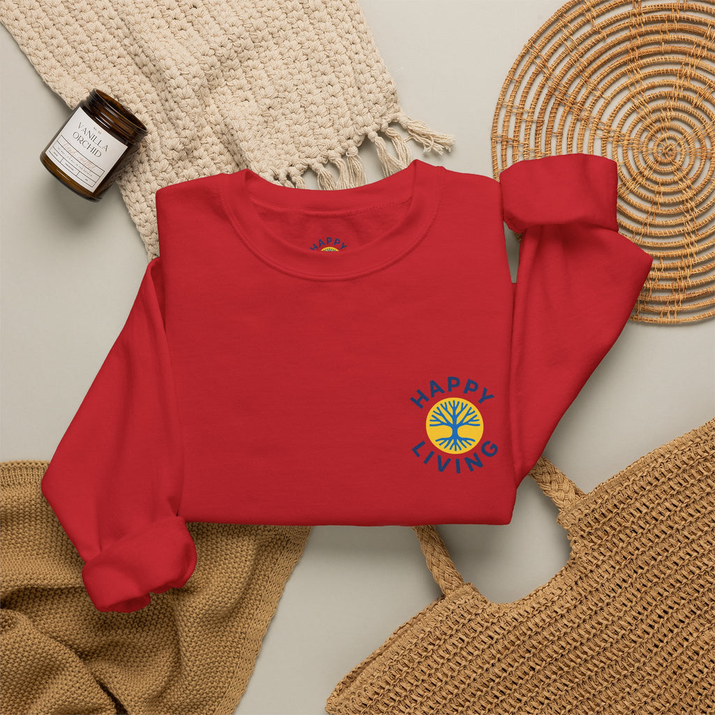 Women's - Happy Living logo on the back sweatshirt