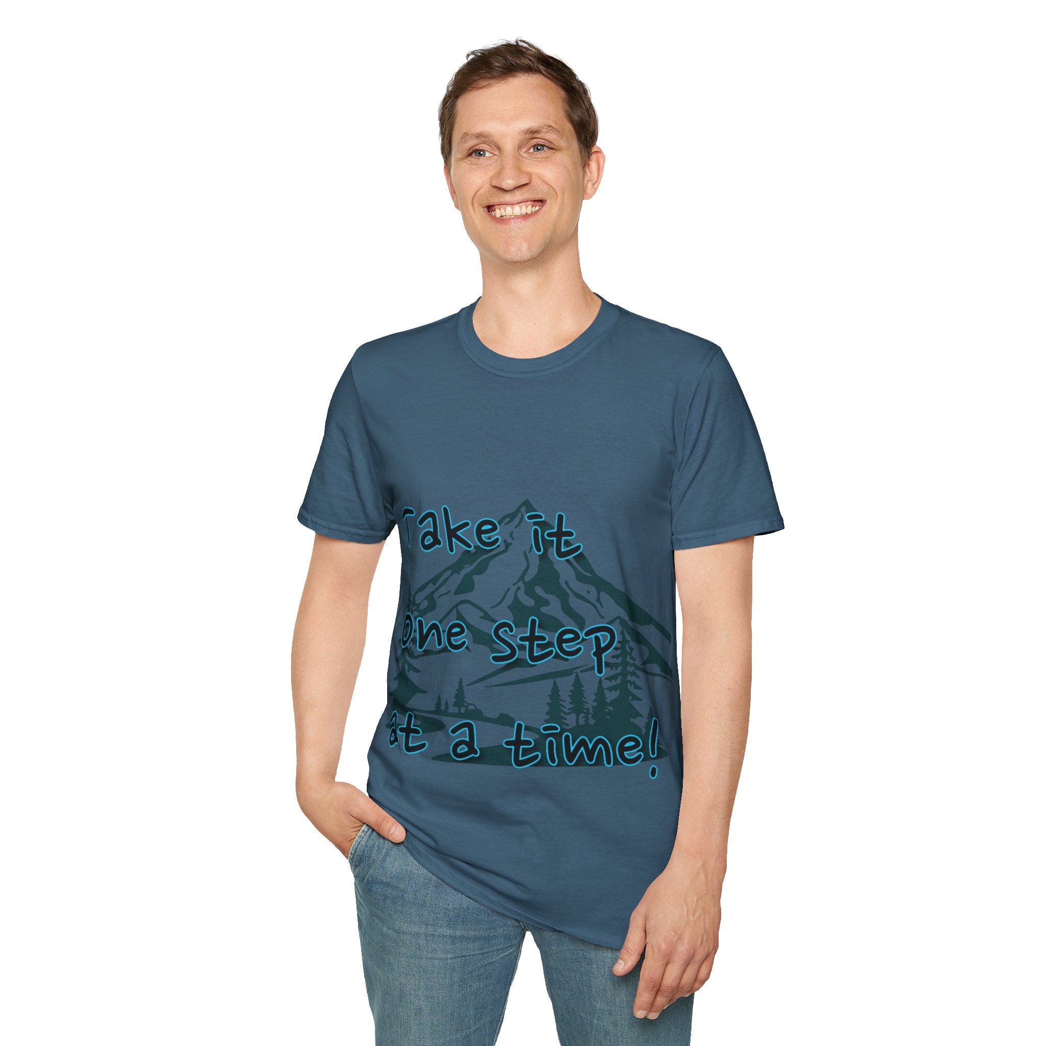 Men's T-Shirt — Take it One Step at a Time