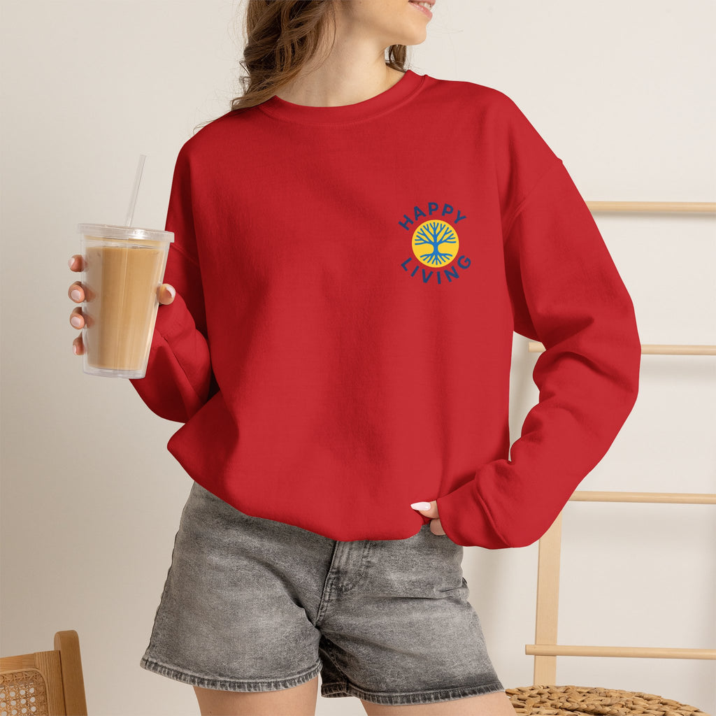 Women's - Happy Living logo on the back sweatshirt