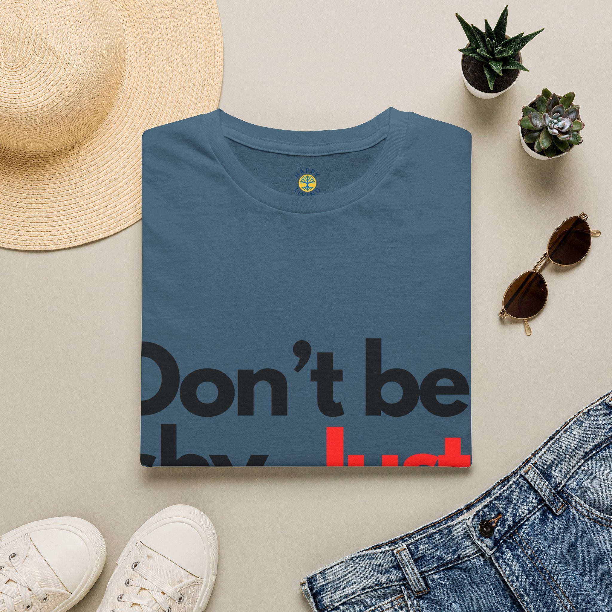 Men-Don’t Be Shy, Just Say Hi! T‑Shirt