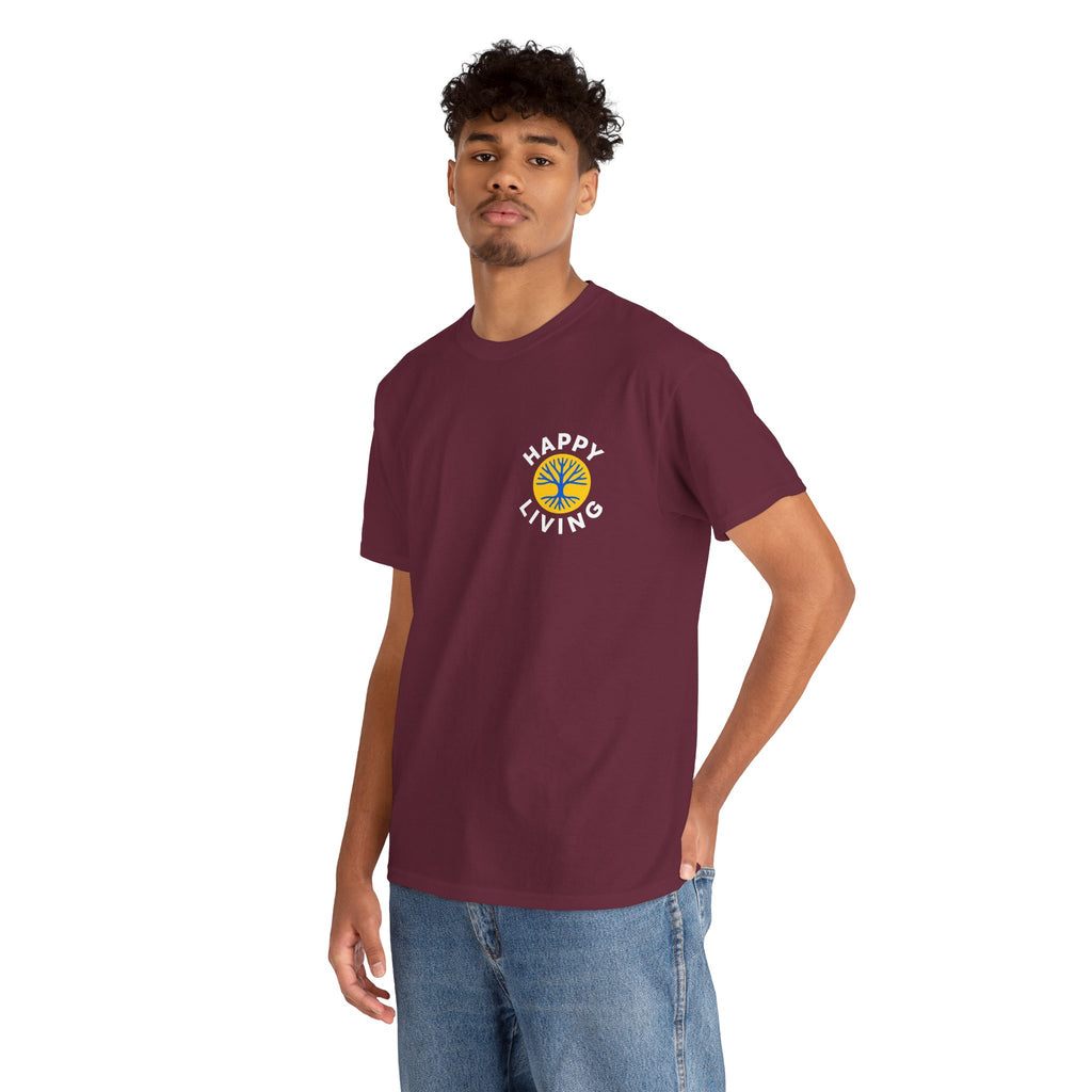Men's Happy Living Logo Graphic Tee