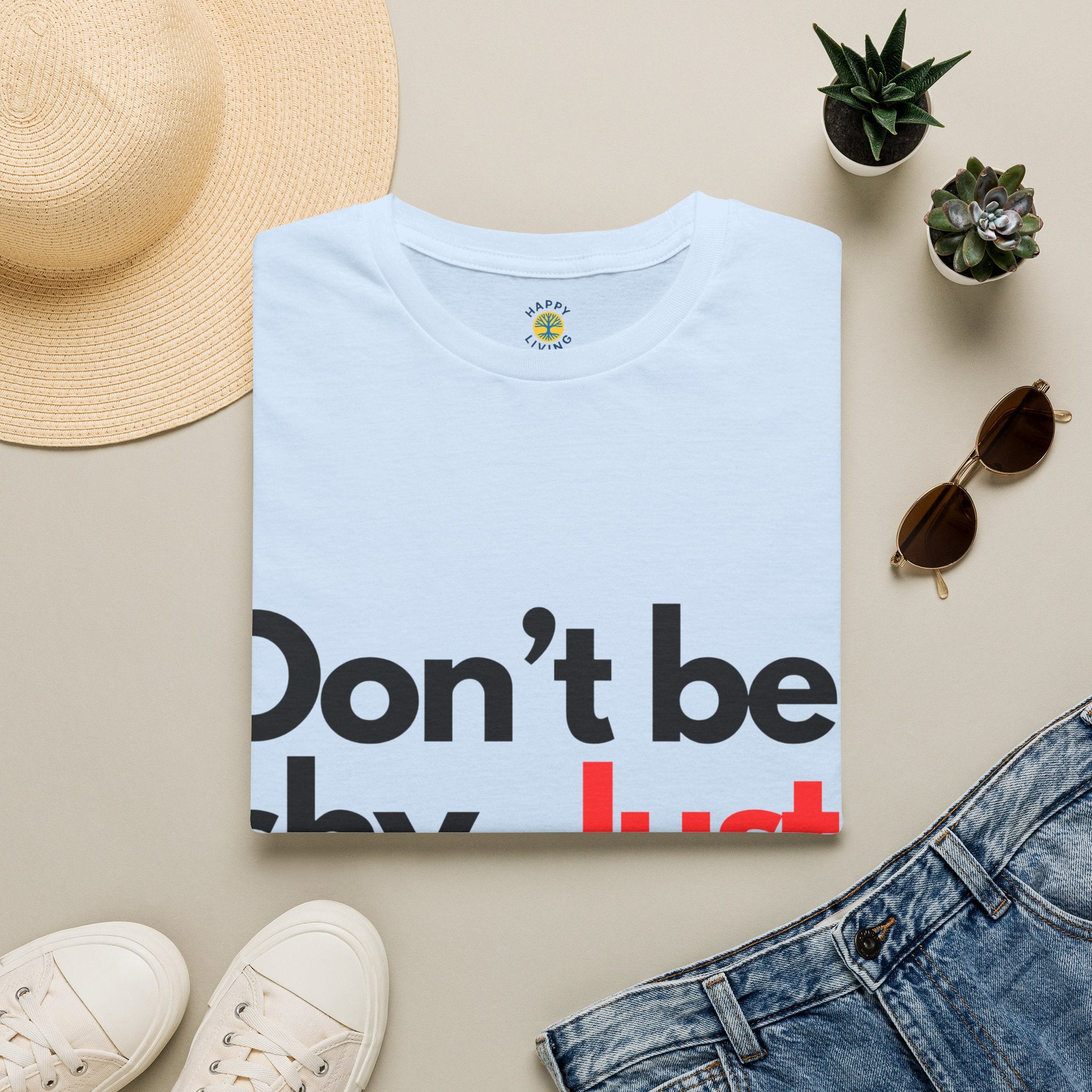 Men-Don’t Be Shy, Just Say Hi! T‑Shirt