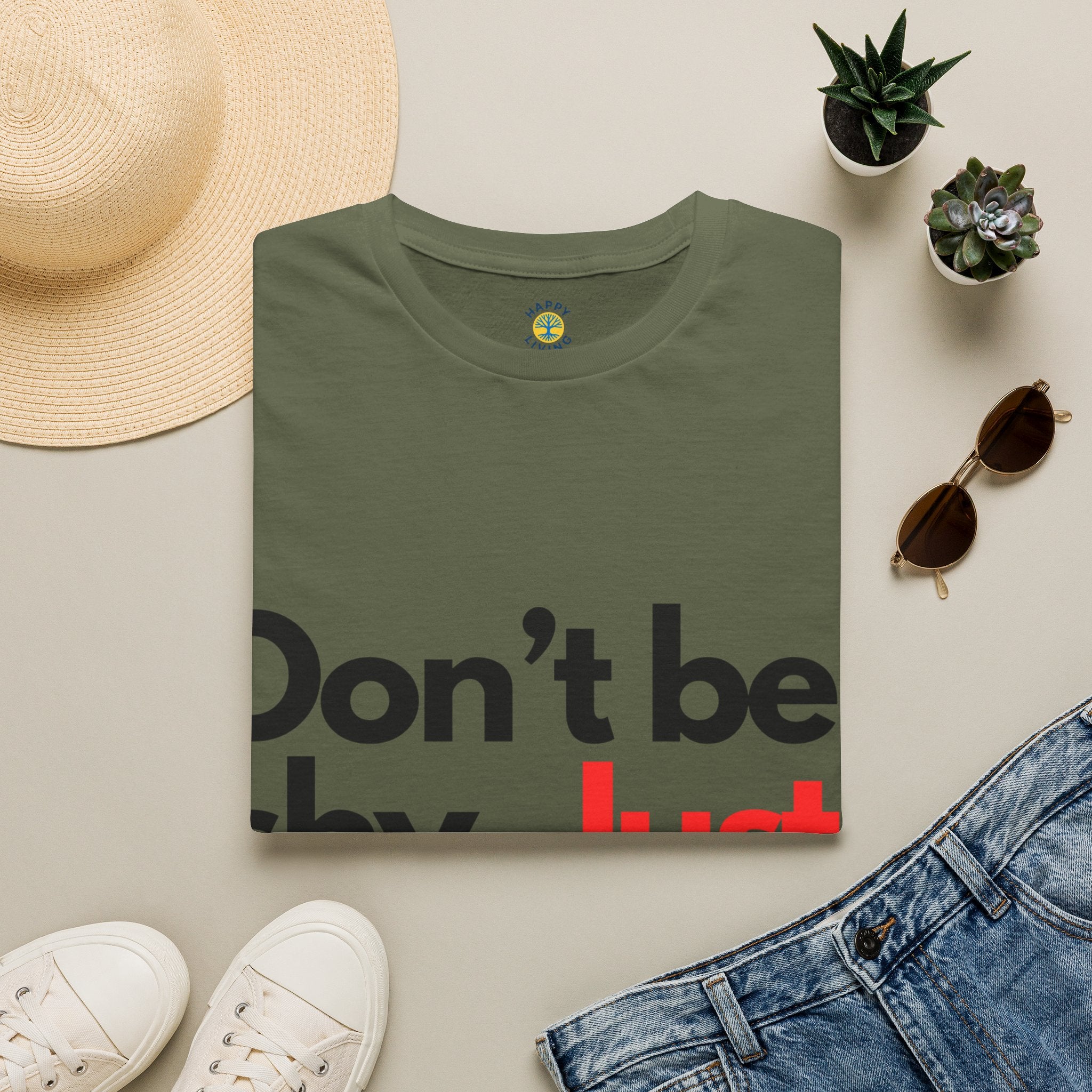 Women Don’t Be Shy, Just Say Hi! T‑Shirt