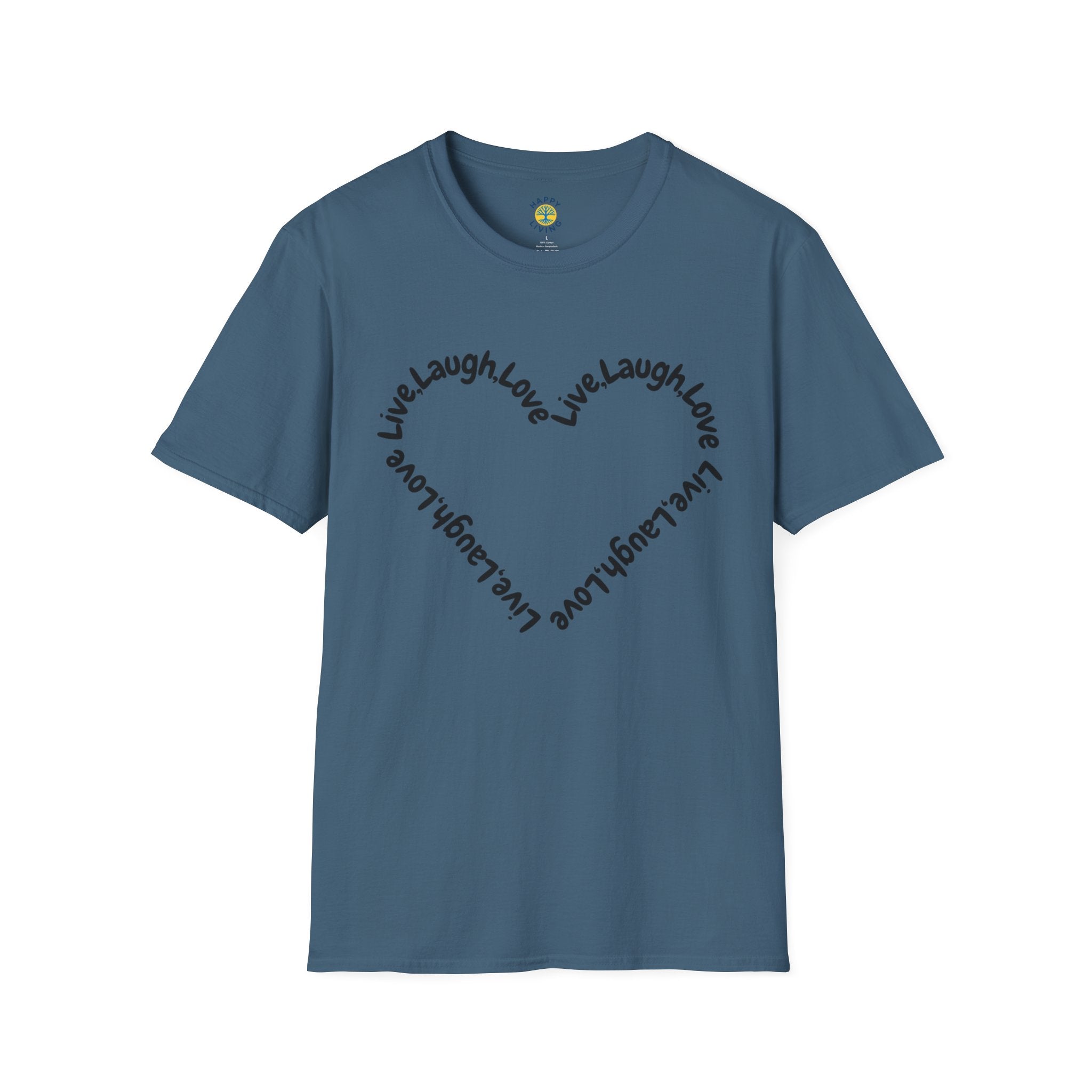 Women - Live Laugh Love Heart T-Shirt