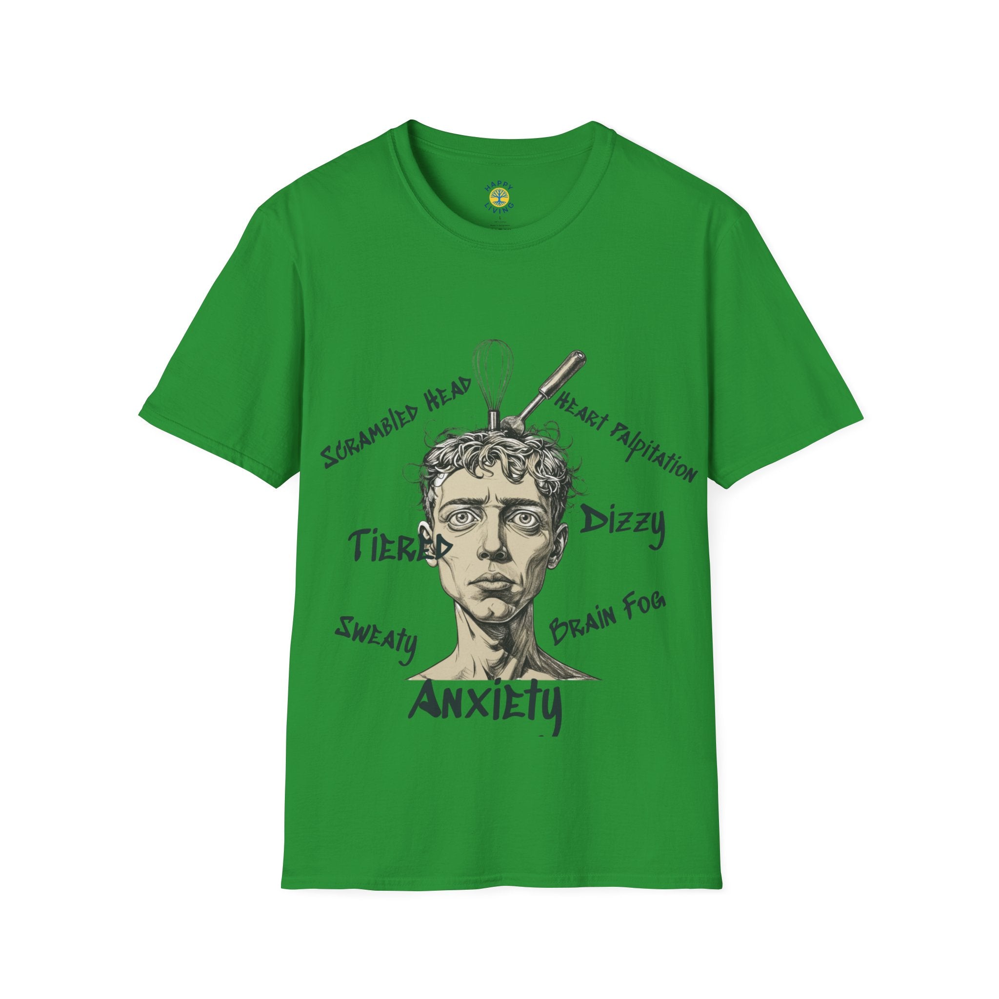 Women's- Anxiety Symptoms Graphic T-Shirt