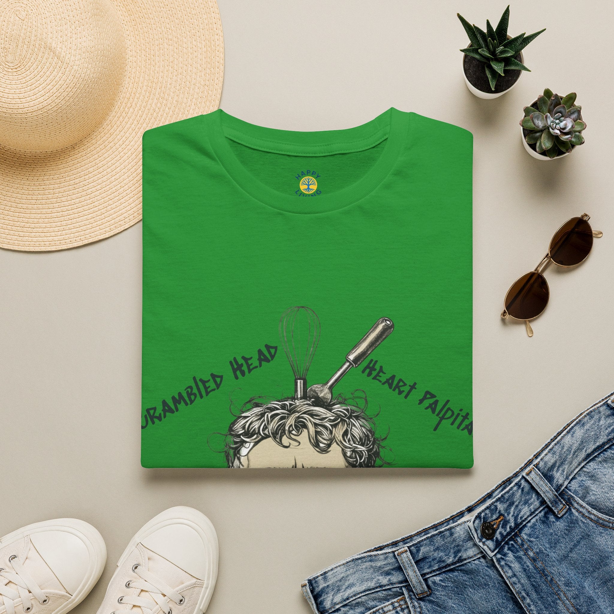 Women's- Anxiety Symptoms Graphic T-Shirt