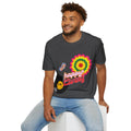 Men's-Happy Vibes Retro Flower T‑Shirt