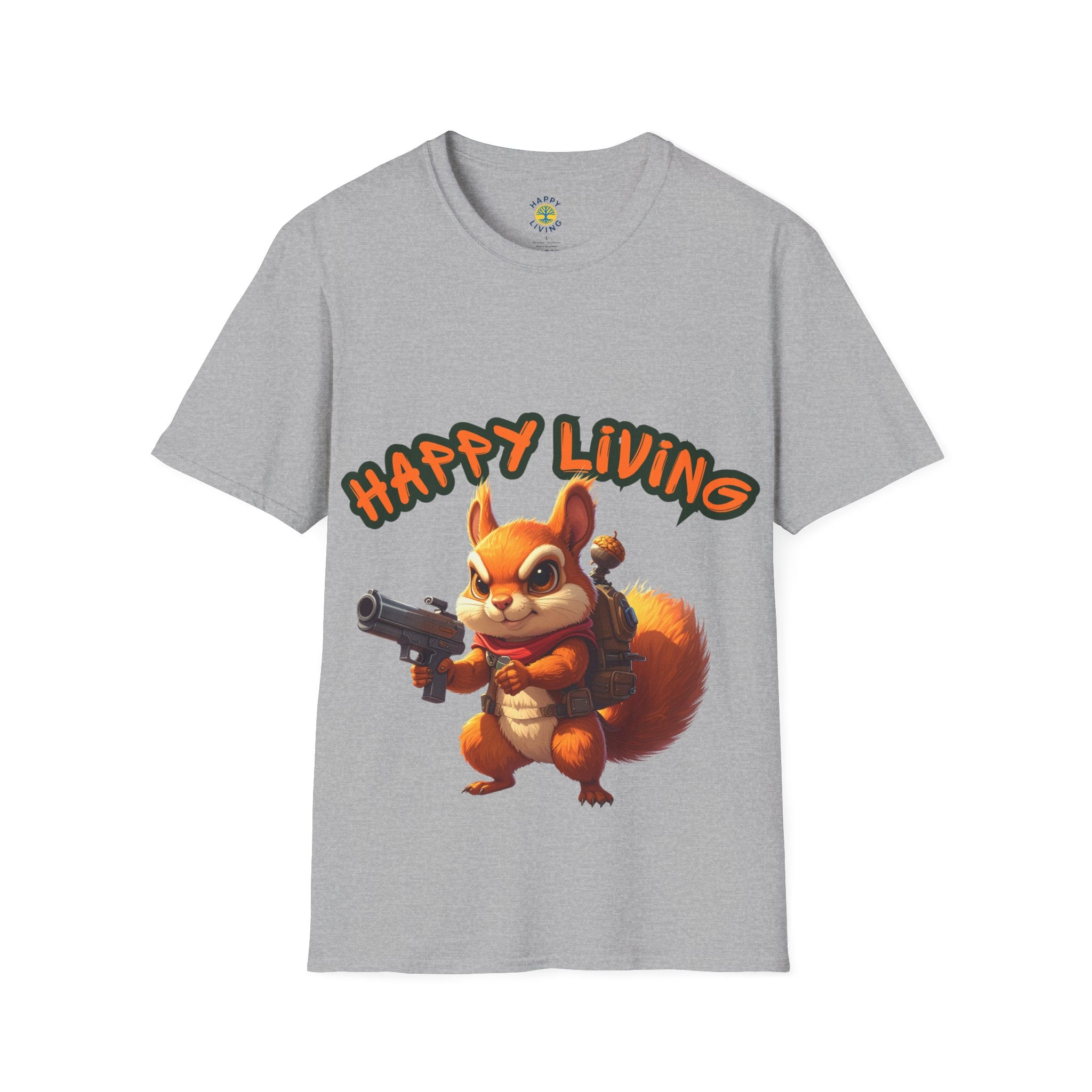 Women - Happy Living Squirrel T-Shirt