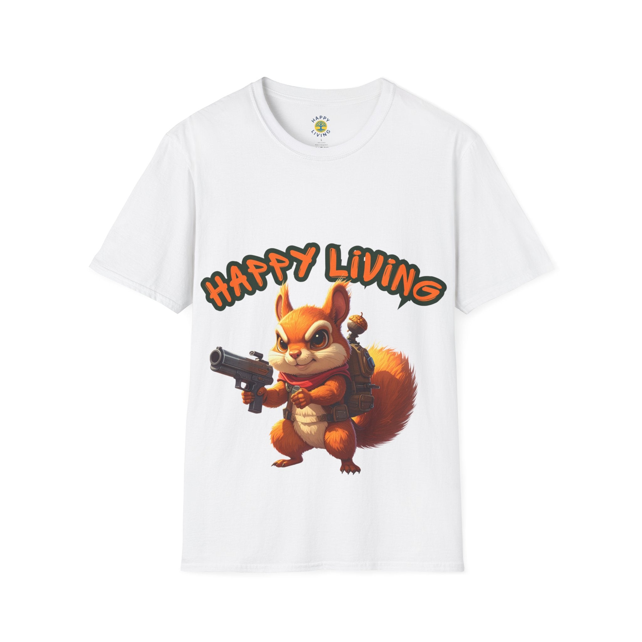 Men's - Happy Living Squirrel T-Shirt