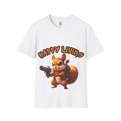 Men's - Happy Living Squirrel T-Shirt