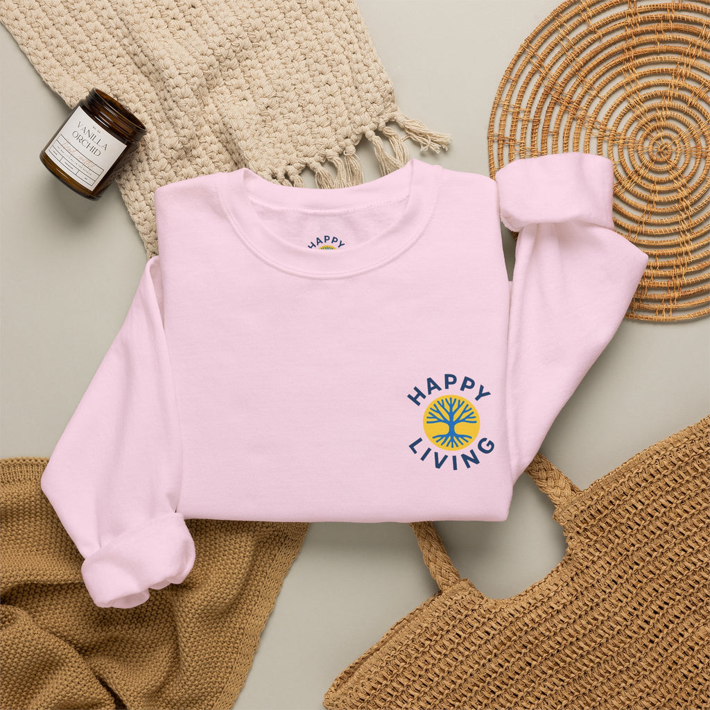 Women's - Happy Living logo on the back sweatshirt