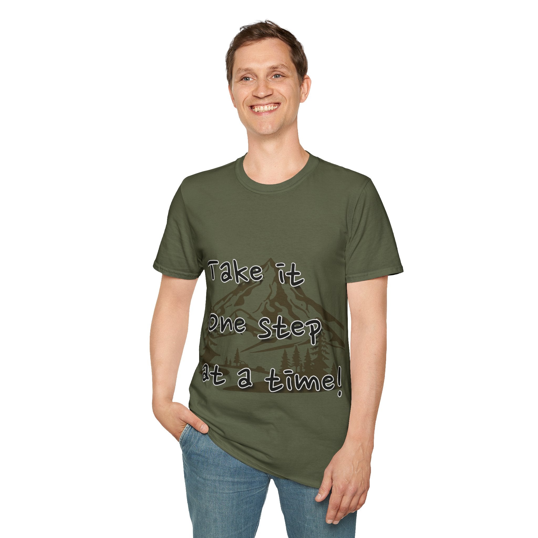 Men - Take It One Step At A Time T-Shirt