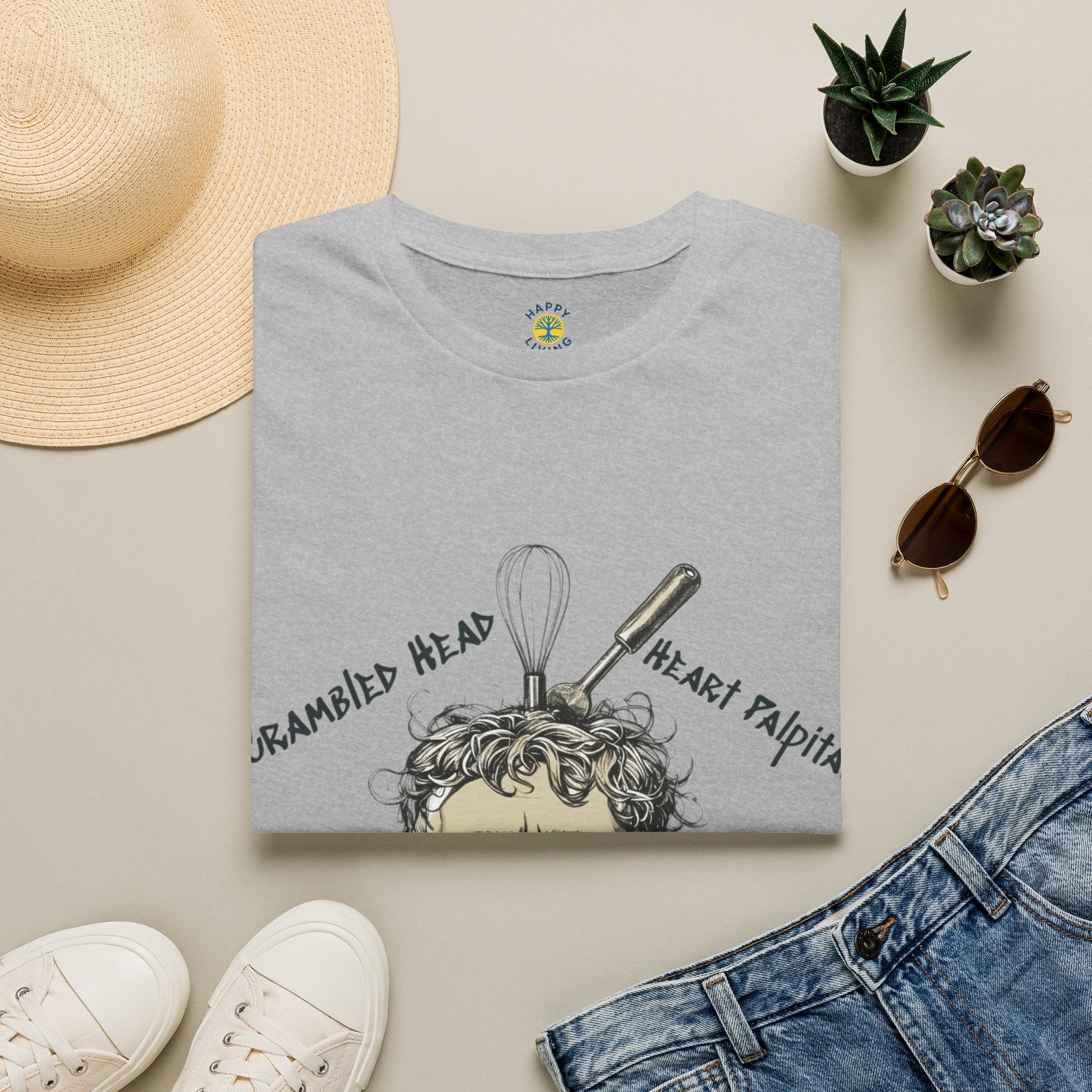 Women's- Anxiety Symptoms Graphic T-Shirt