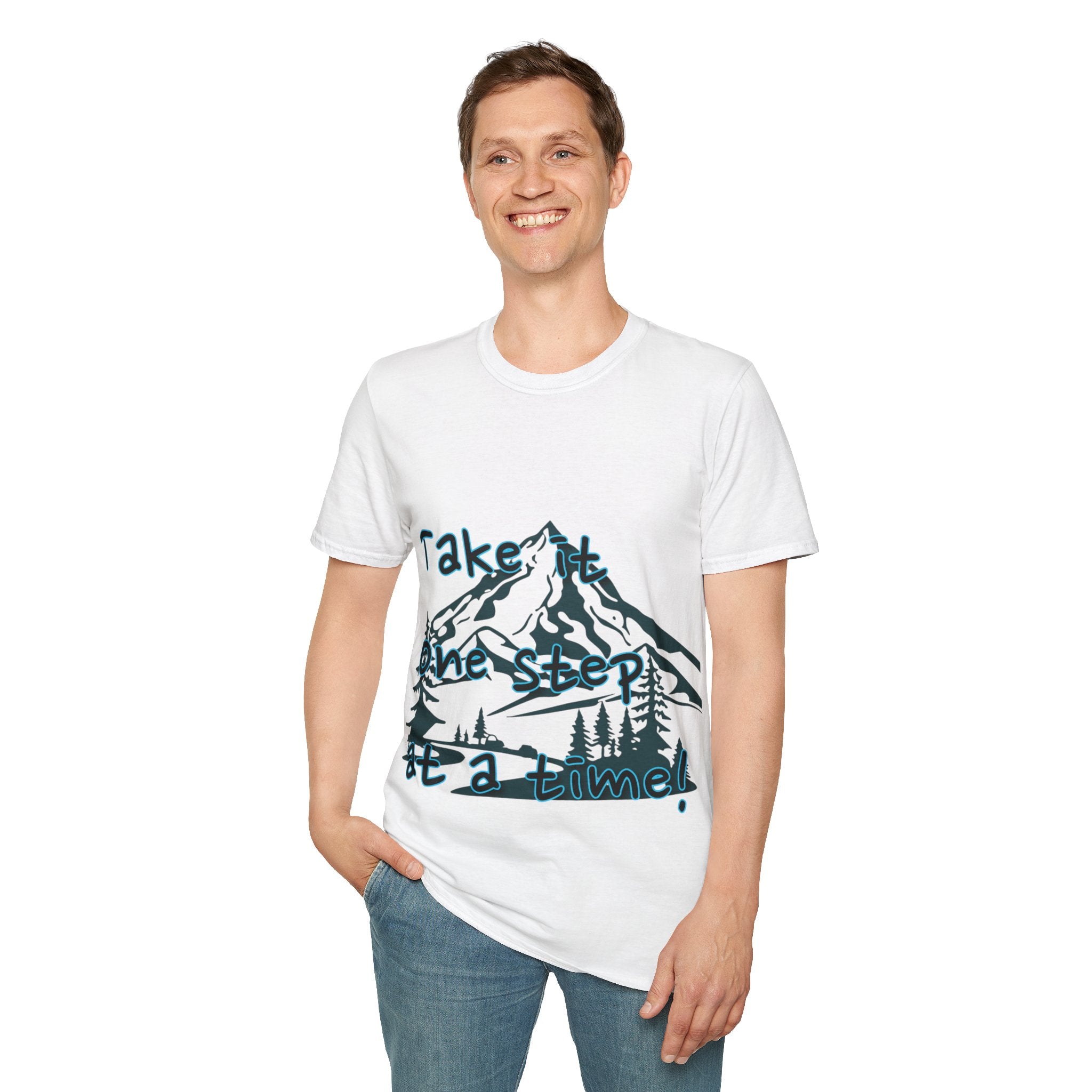 Men's T-Shirt — Take it One Step at a Time