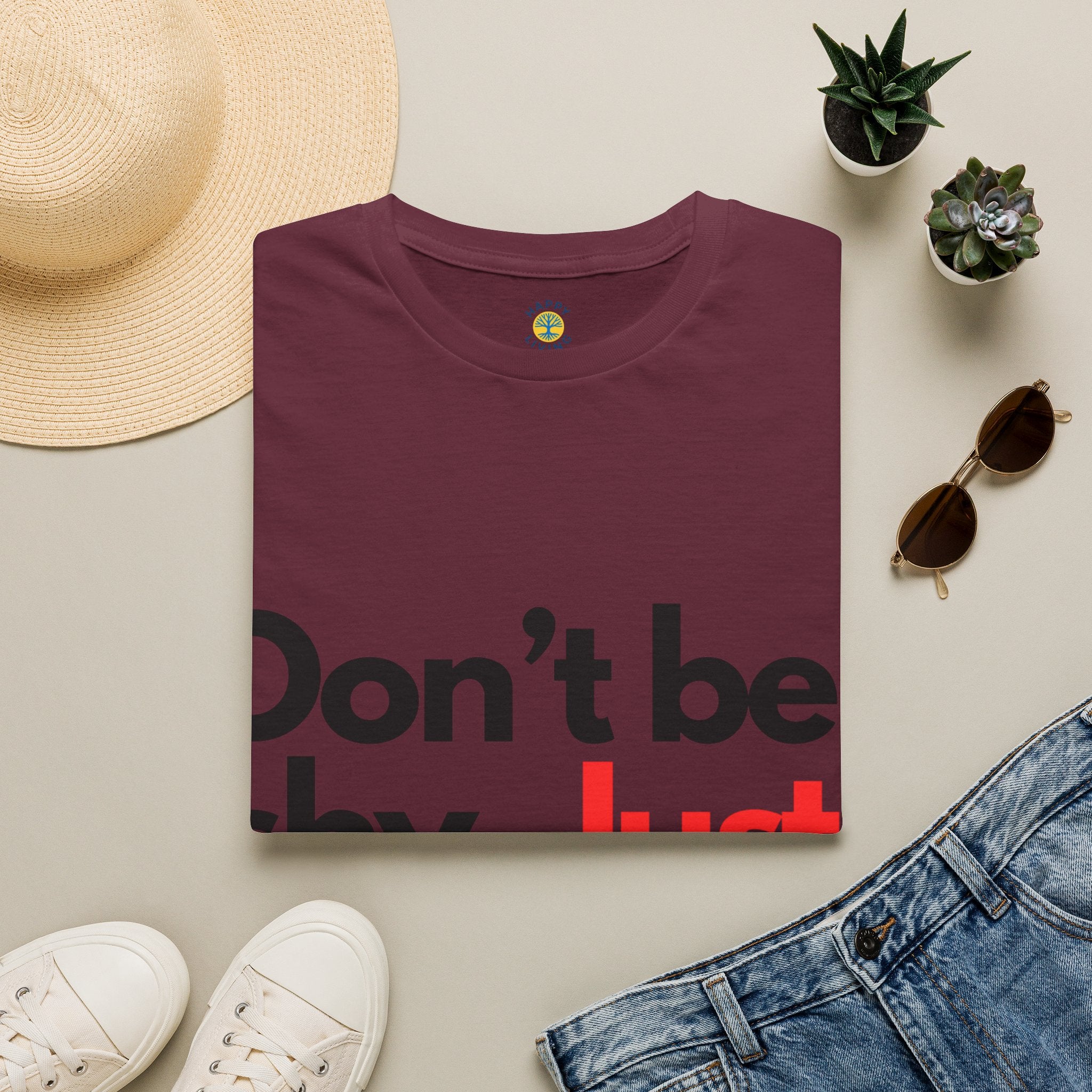 Men-Don’t Be Shy, Just Say Hi! T‑Shirt